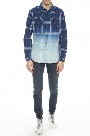 Shaded check denim shirt, zdjęcie 2 Shaded check denim shirt od Diesel